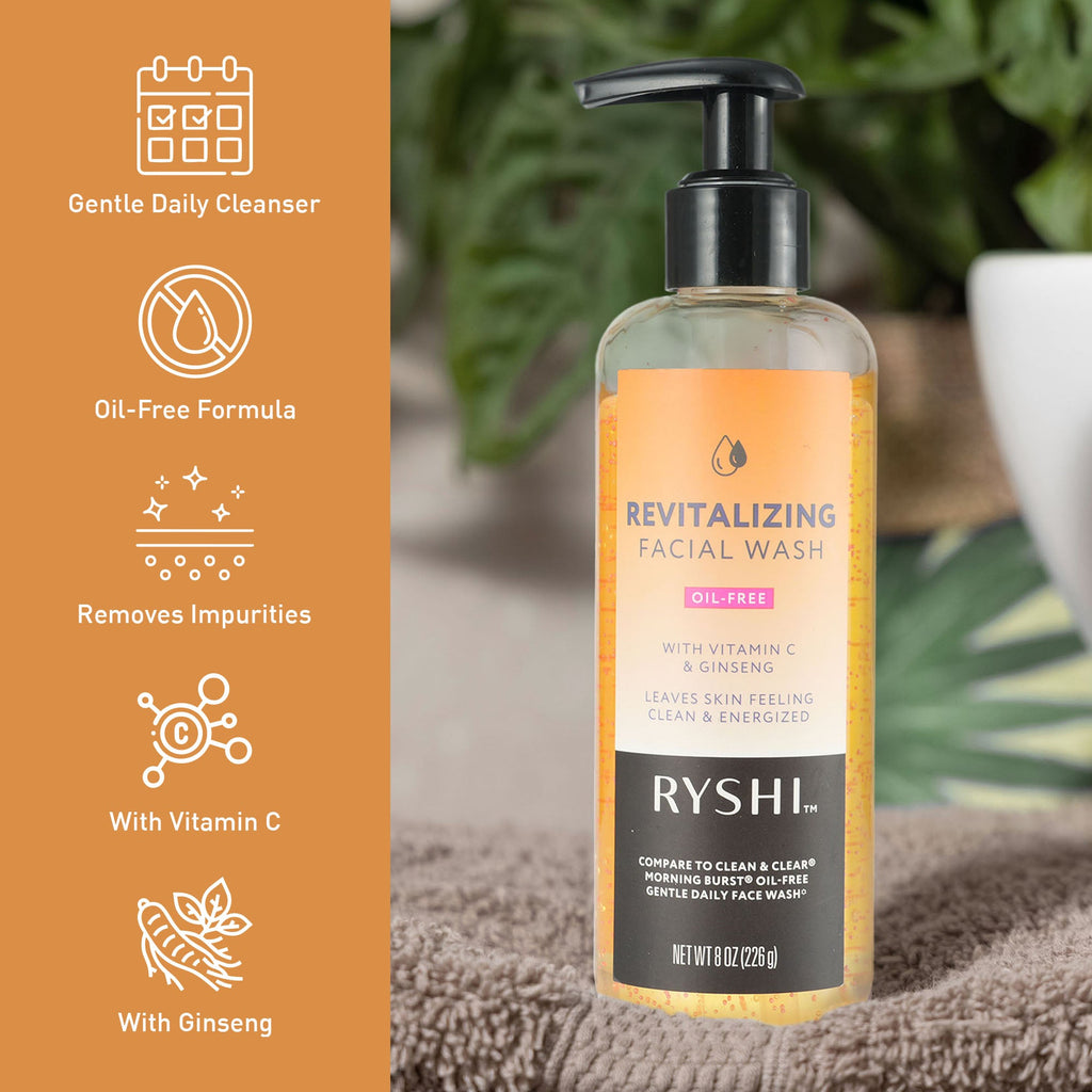 Clear & Radiant Skin Bundle — Acne Foaming Wash + Vitamin C & Ginseng Facial Wash