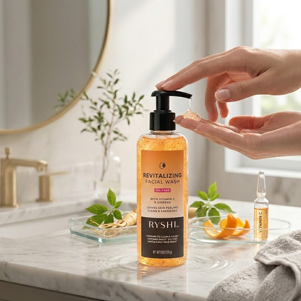 Clear & Radiant Skin Bundle — Acne Foaming Wash + Vitamin C & Ginseng Facial Wash