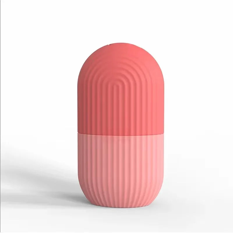 2-in-1 Ice Roller & Silicone Cleansing Face Brush — Sculpt, Cleanse & Glow