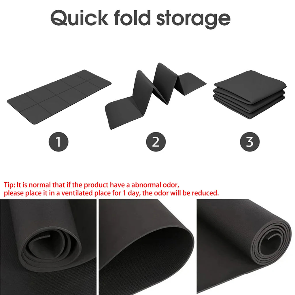 Foldable EVA Yoga Mat – Non-Slip Travel Mat for Yoga, Pilates & Fitness