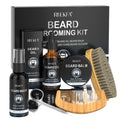 Complete Beard Grooming Kit for Men – Oil, Balm, Brush, Comb & Scissors Set