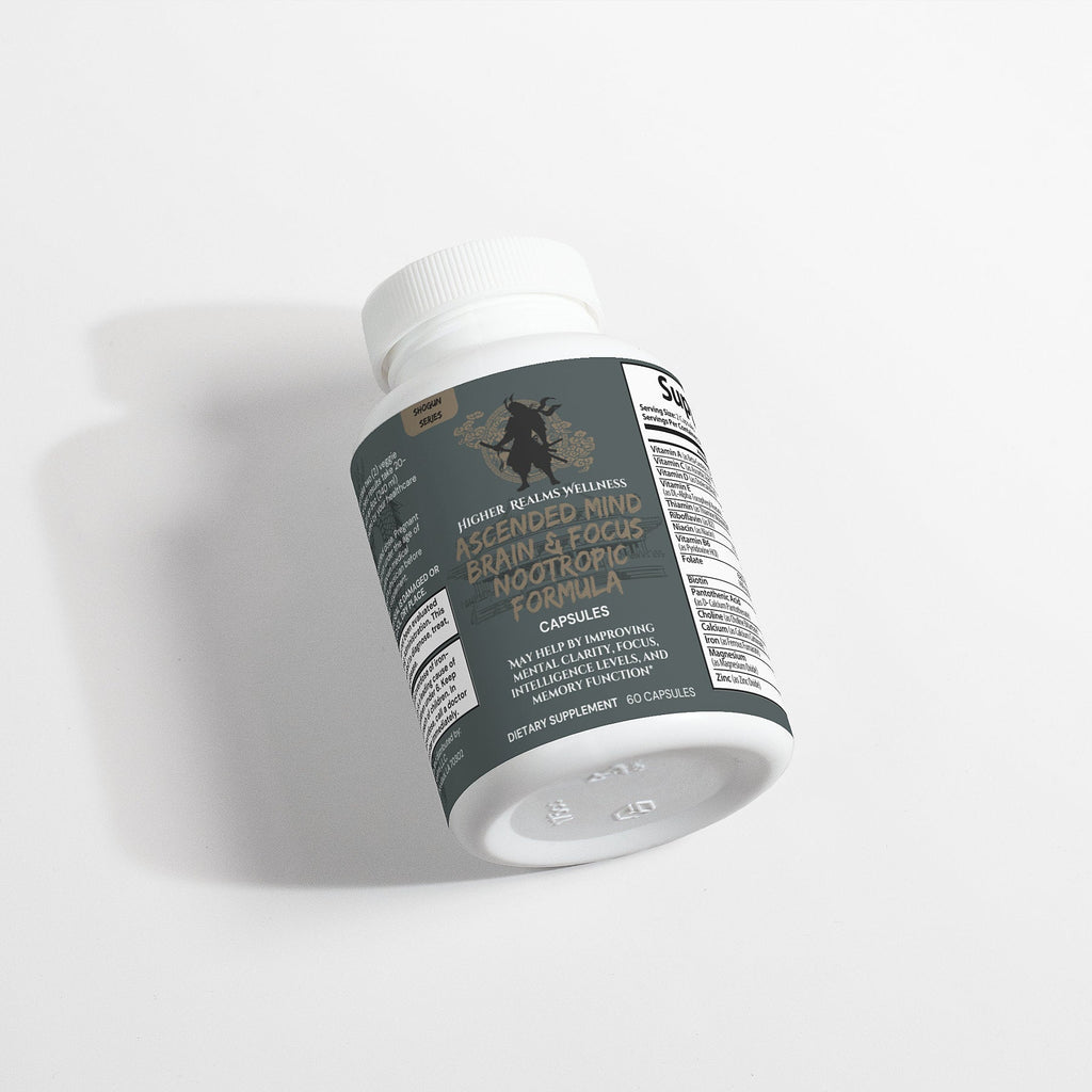 Brain & Focus Nootropic Formula | Bacopa, L-Tyrosine & GABA Blend