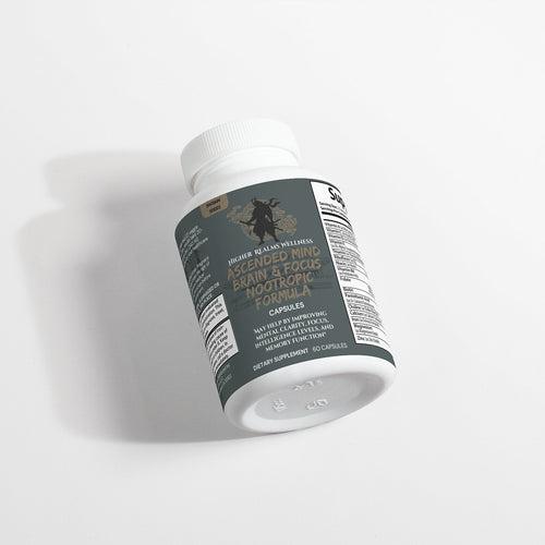 Brain & Focus Nootropic Formula | Bacopa, L-Tyrosine & GABA Blend