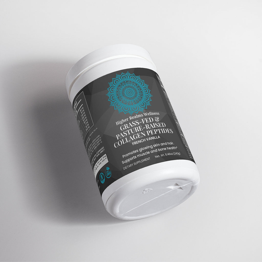 Grass-Fed Collagen Peptides | French Vanilla | Types 1 & 3 + MCT