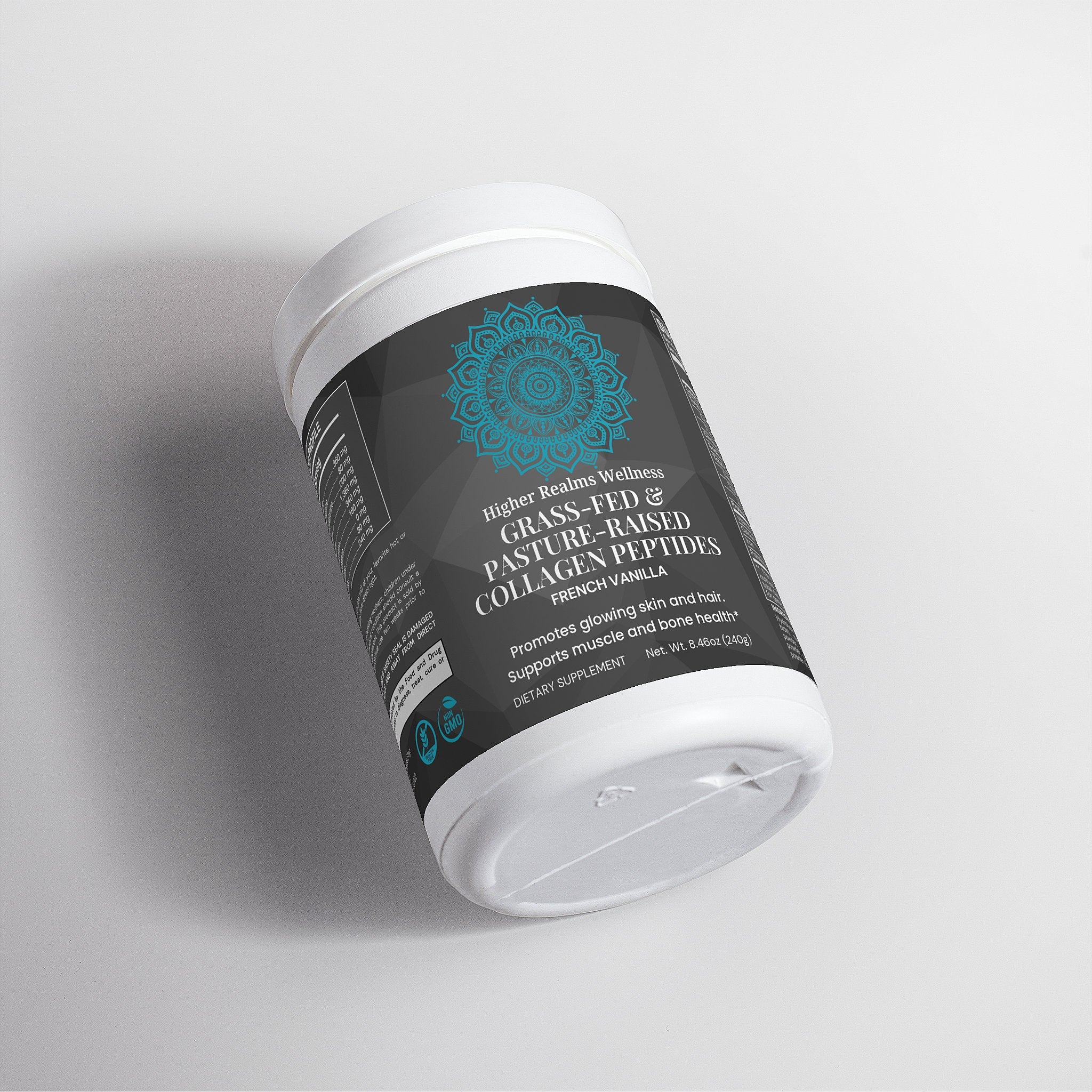 Grass-Fed Collagen Peptides | French Vanilla | Types 1 & 3 + MCT