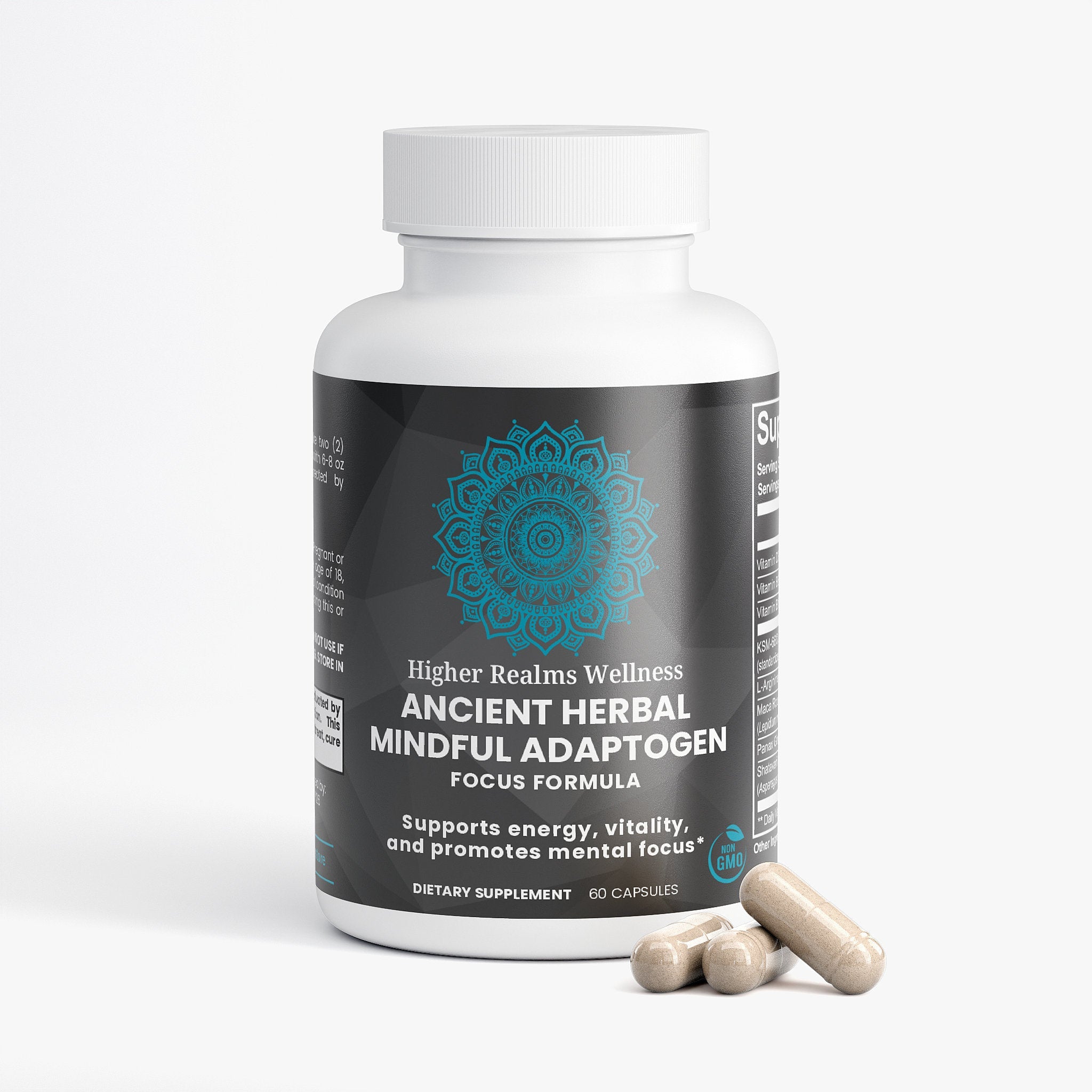 Ashwagandha Adaptogen Focus Formula | KSM-66®, Maca & Ginseng