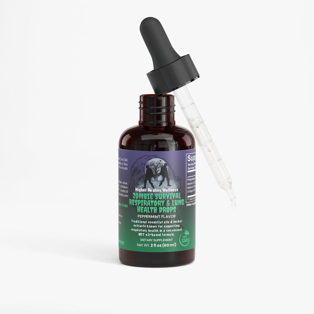 Respiratory & Lung Health Drops | Menthol, Mullein & Peppermint Blend