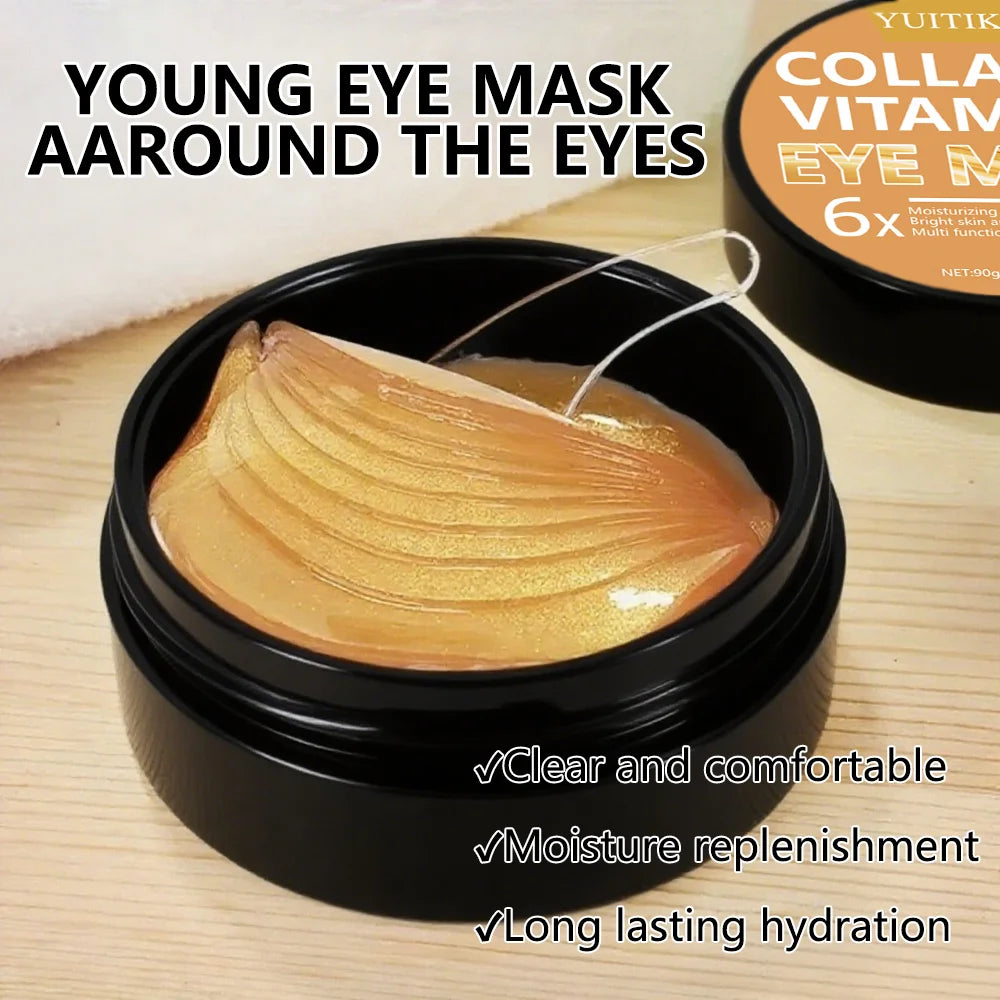 Collagen Vitamin Eye Mask with Serum — Deep Hydration, 90g