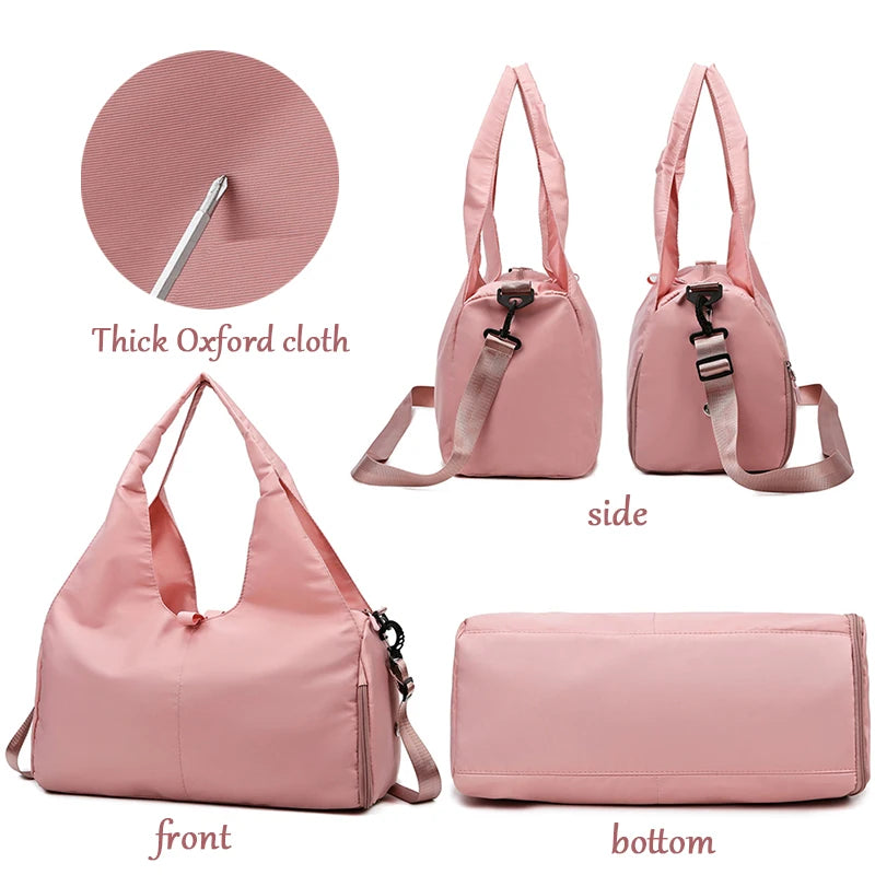 Yoga Mat Bag with Shoe Compartment & Shoulder Strap
