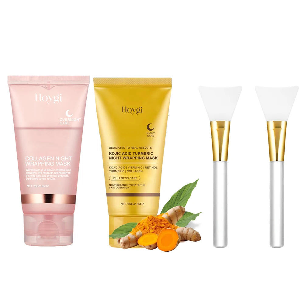Collagen Overnight Peel-Off Face Mask – Deep Cleansing & Turmeric