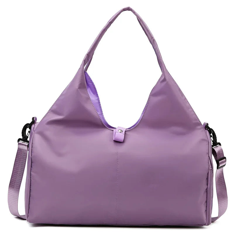 Yoga Mat Bag with Shoe Compartment & Shoulder Strap