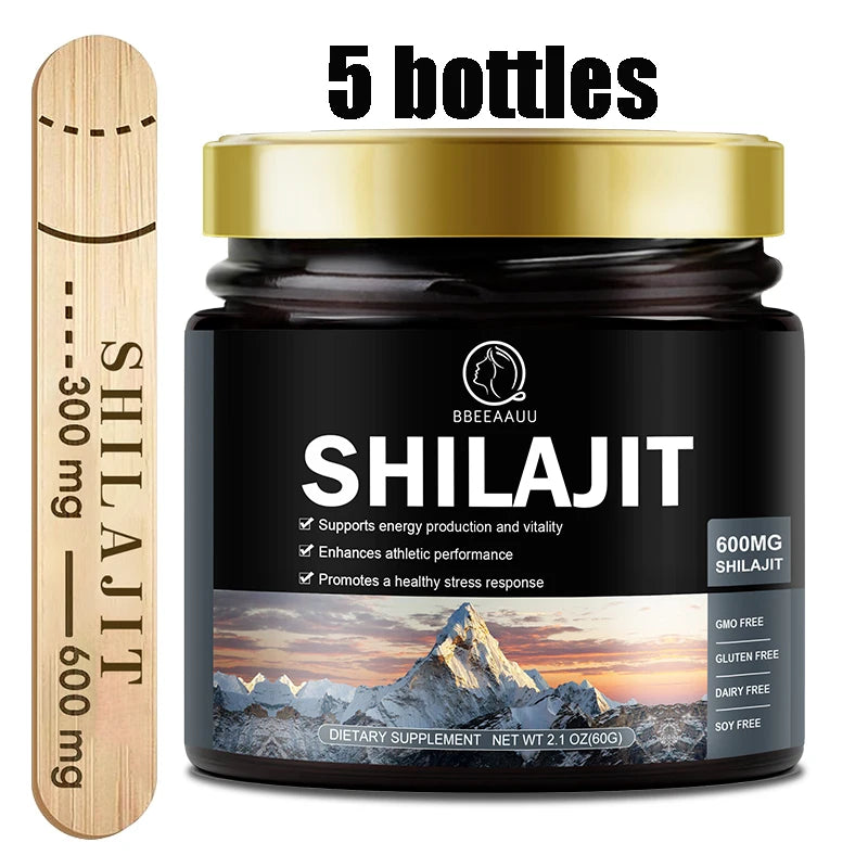 Pure Himalayan Shilajit Resin – 85+ Minerals for Energy, Focus & Vitality