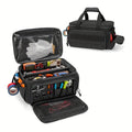 Heavy-Duty Waterproof Tool Organizer Bag – Multi-Pocket Shoulder Tote for Men