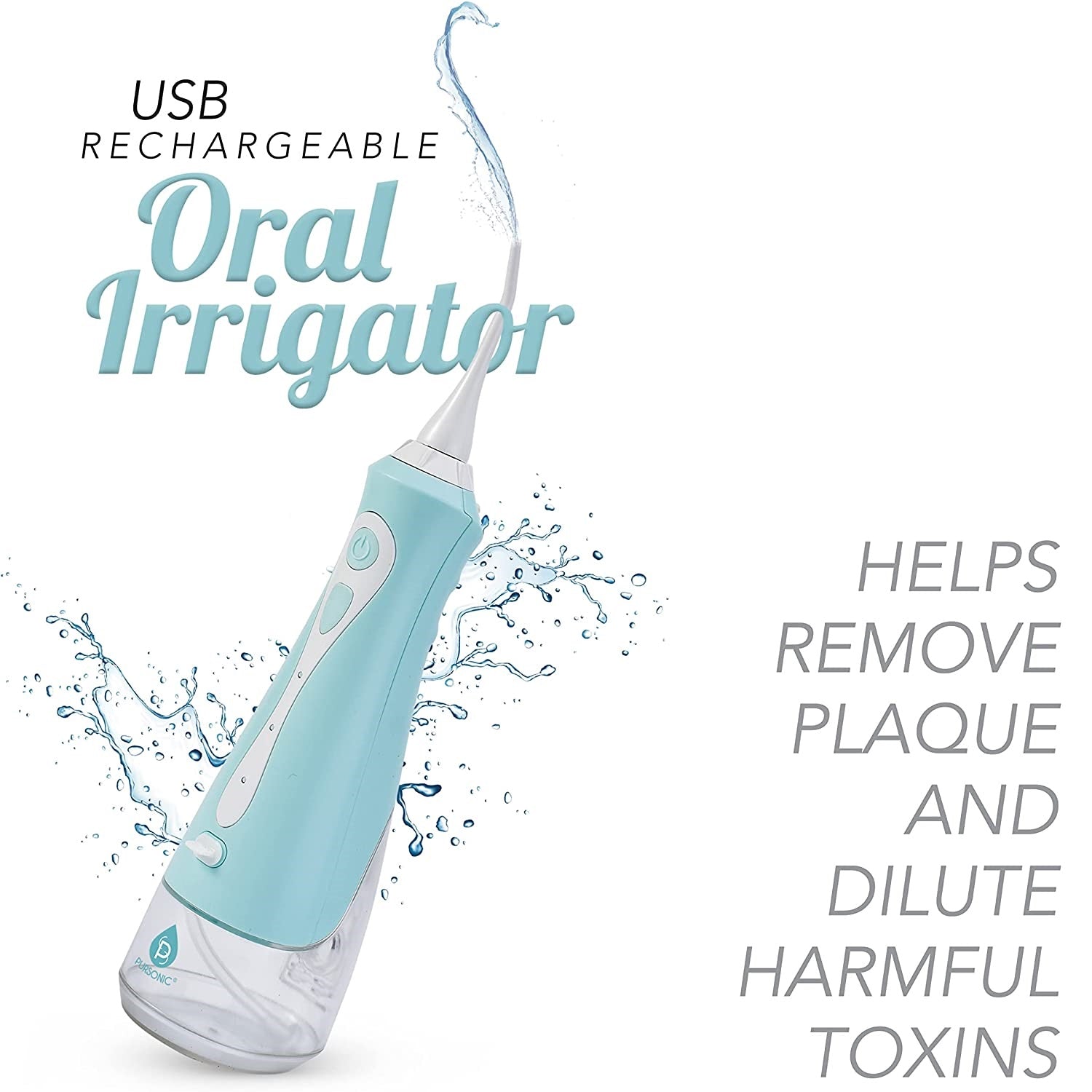 USB Rechargeable Water Flosser — 3-Mode Oral Irrigator for Brighter, Healthier Teeth