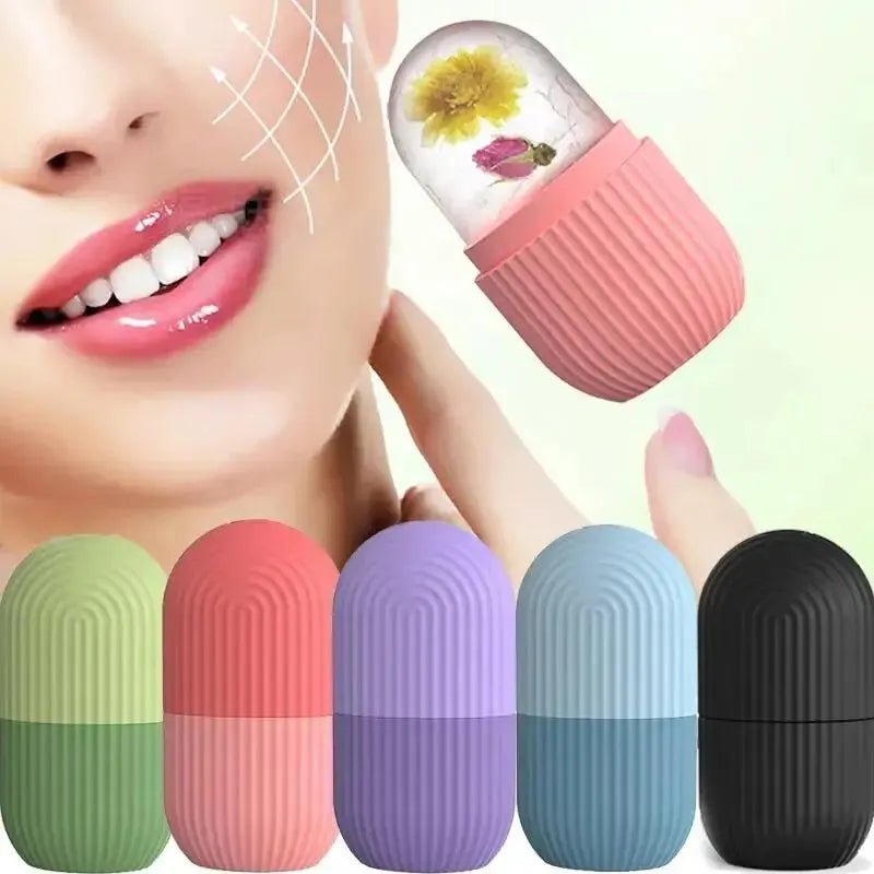 Ice Roller Face Massager — Depuff, Contour & Glow