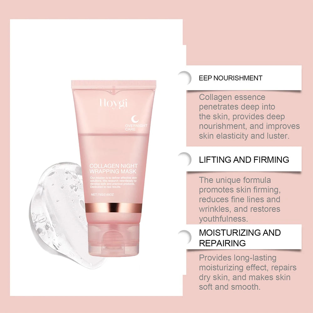 Collagen Overnight Peel-Off Face Mask – Deep Cleansing & Turmeric
