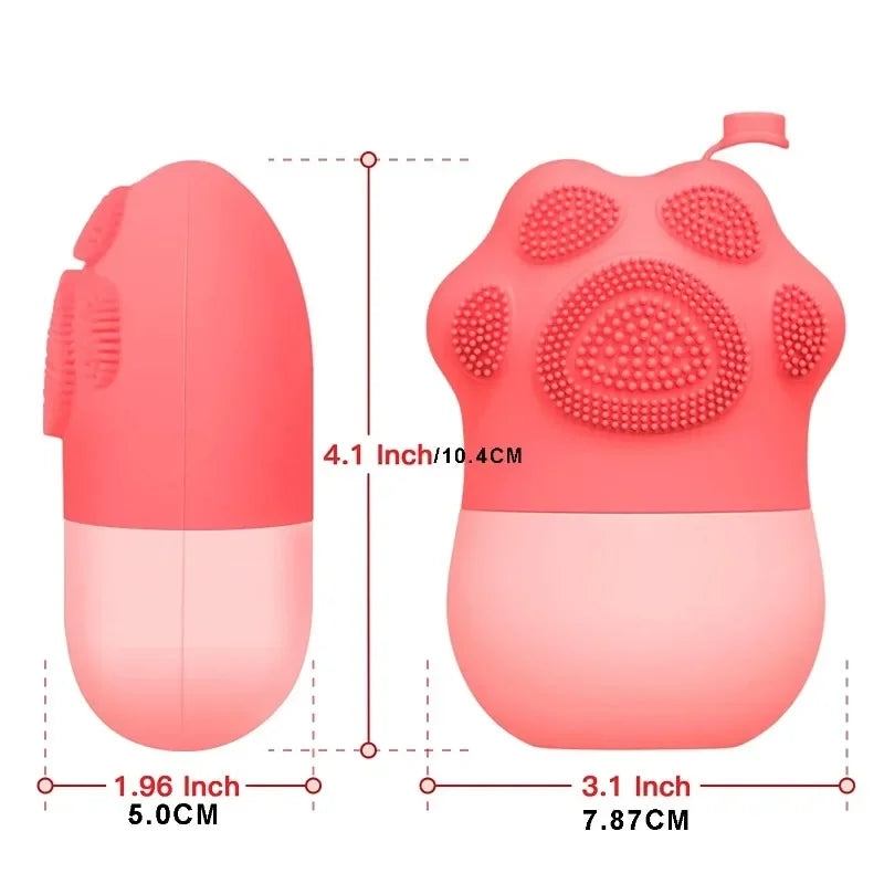 2-in-1 Ice Roller & Silicone Cleansing Face Brush — Sculpt, Cleanse & Glow