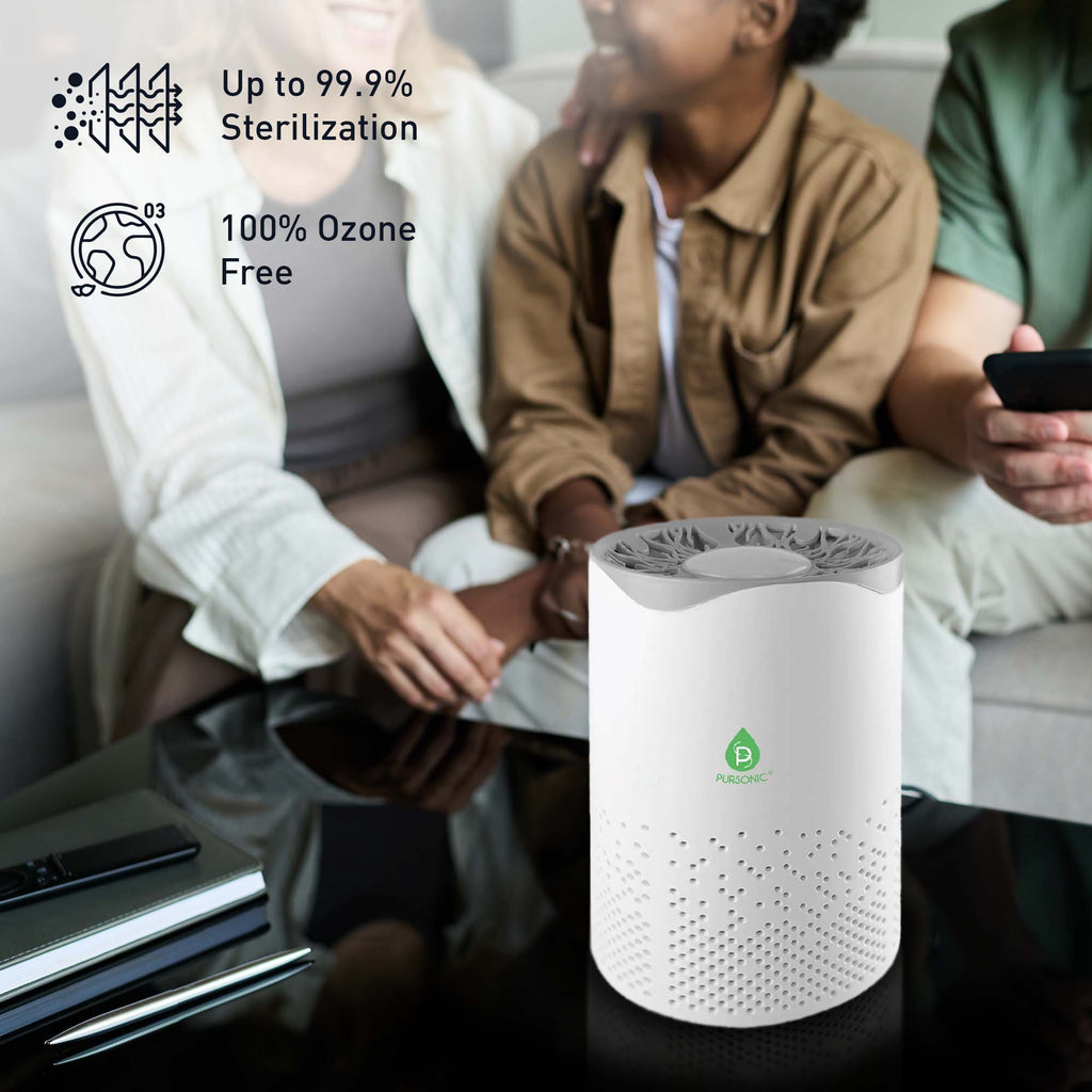 Clean Air & Relaxation Bundle – True HEPA Air Purifier + 10 Organic Bath Bombs