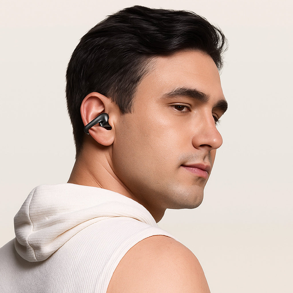 Travel Wellness Bundle — Wireless Earbuds, Item Tracker & Memory Foam Neck Pillow with Sleep Mask