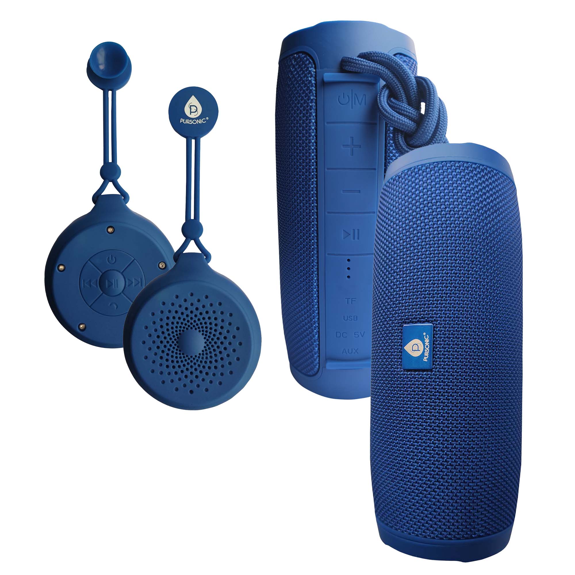 360° Sound Anywhere Bundle — Peak & Waterproof Wireless Bluetooth Speakers
