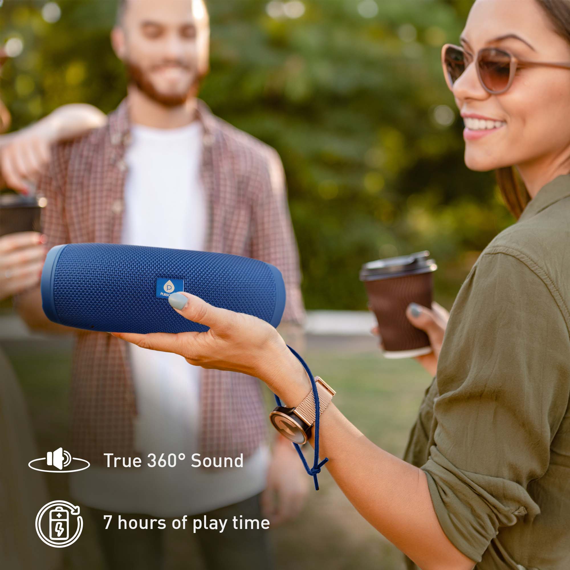 360° Sound Anywhere Bundle — Peak & Waterproof Wireless Bluetooth Speakers
