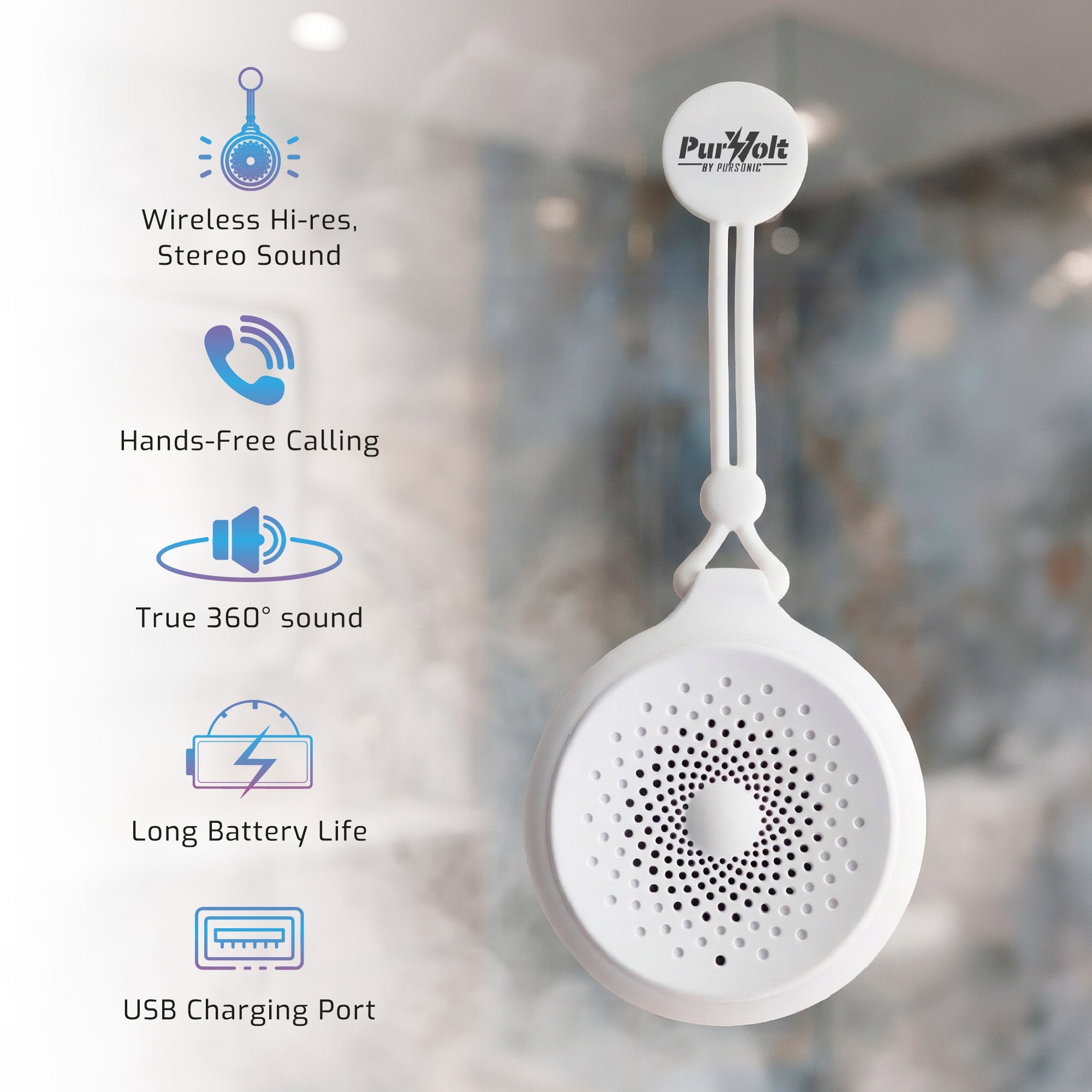 360° Sound Anywhere Bundle — Peak & Waterproof Wireless Bluetooth Speakers