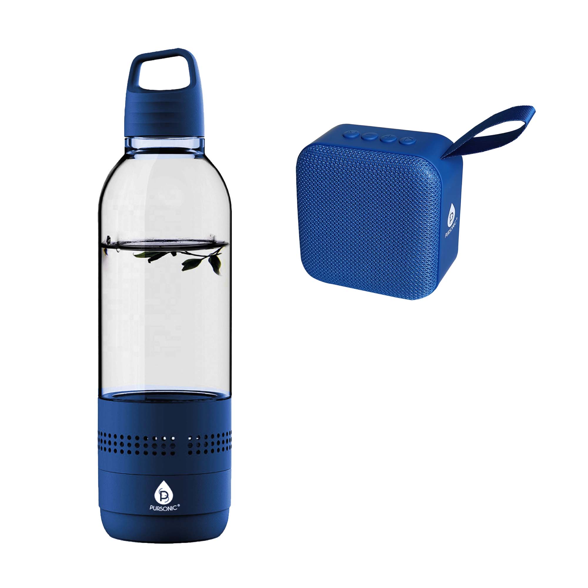 Hydration & Sound Wellness Bundle — 2-in-1 Water Bottle Speaker + 360° Wireless Speaker