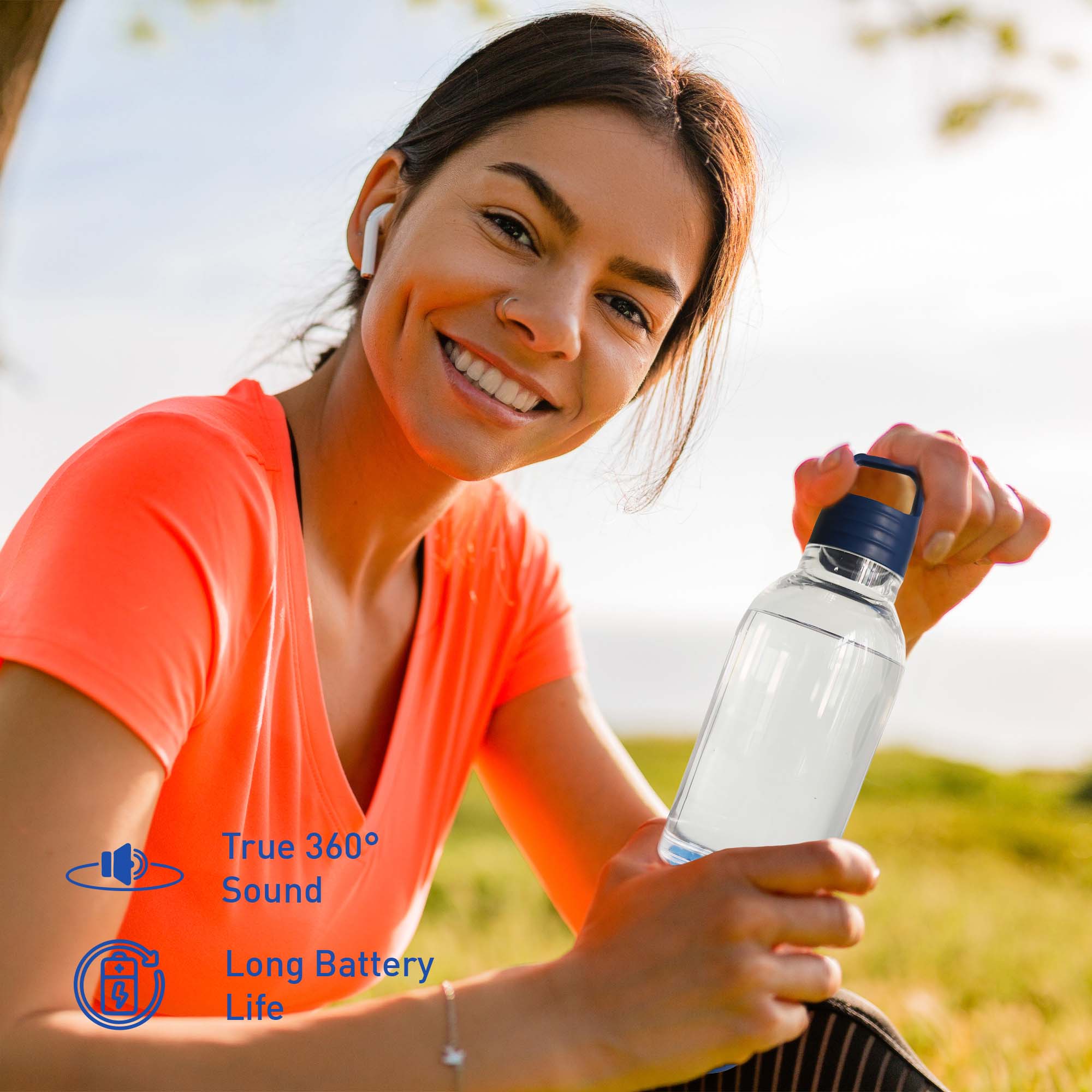 Hydration & Sound Wellness Bundle — 2-in-1 Water Bottle Speaker + 360° Wireless Speaker