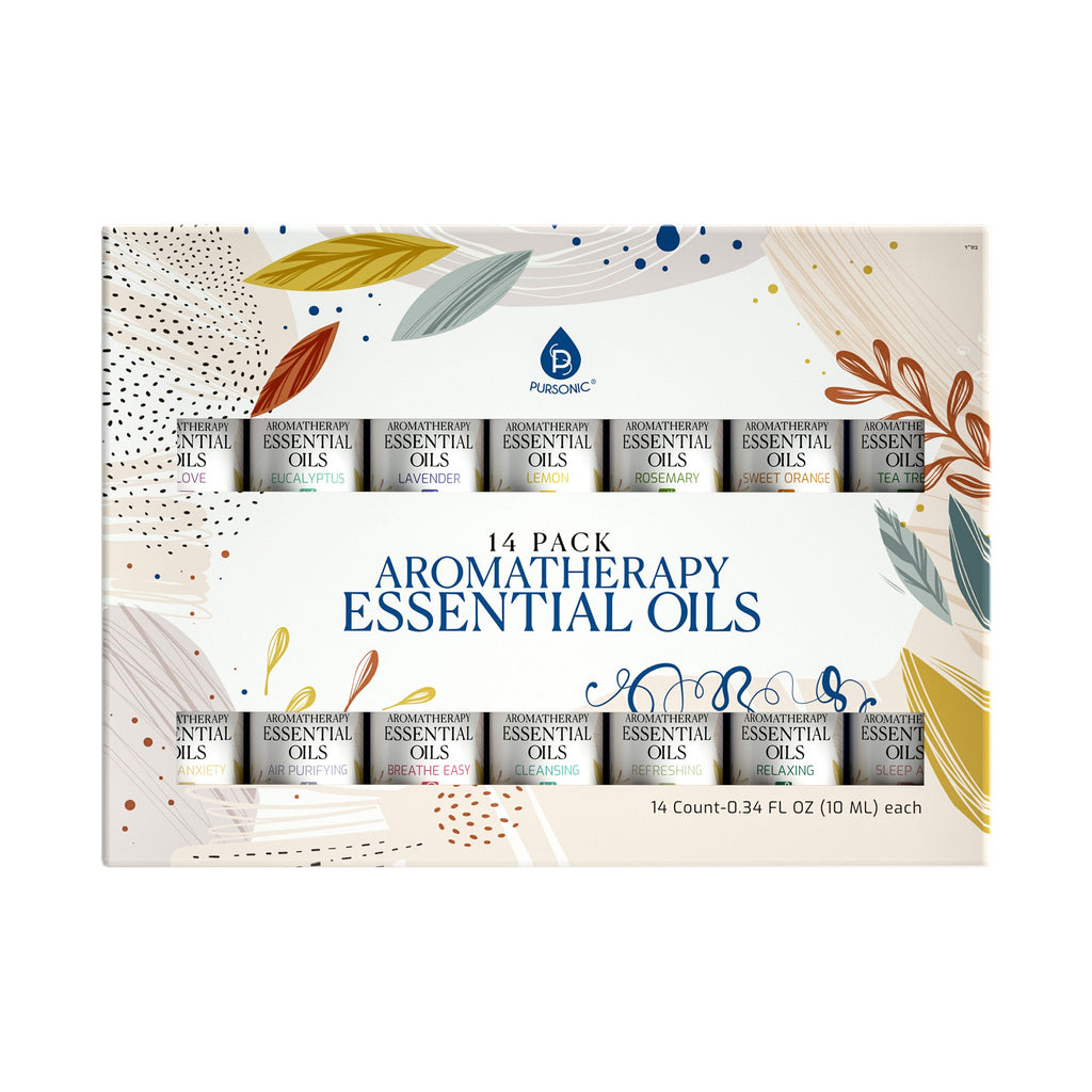 14-Piece Aromatherapy Essential Oil Gift Set — Pure Blends for Every Mood & Ritual