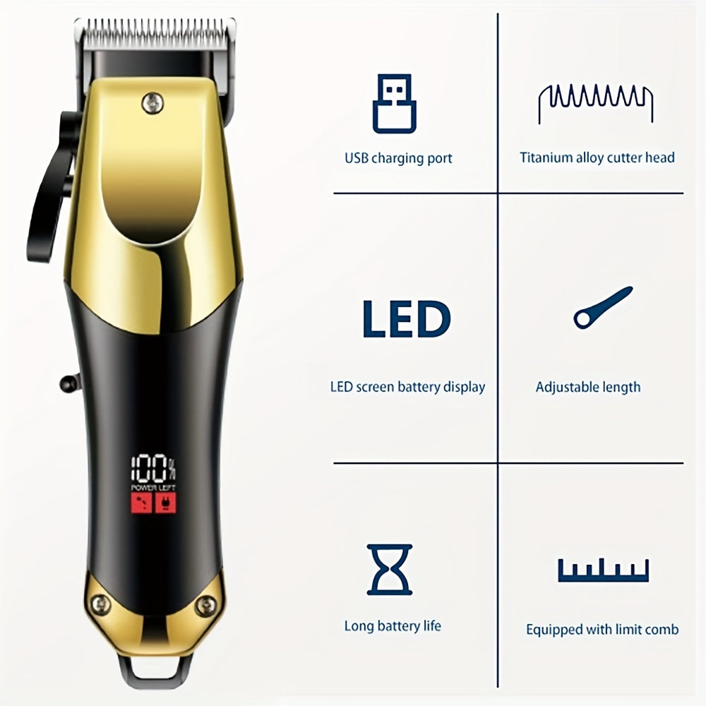 Elite 3-Piece Grooming Kit – Hair Clippers & Beard Trimmer Set