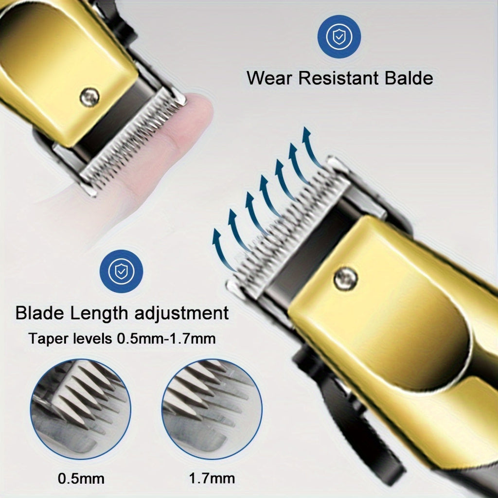 Elite 3-Piece Grooming Kit – Hair Clippers & Beard Trimmer Set