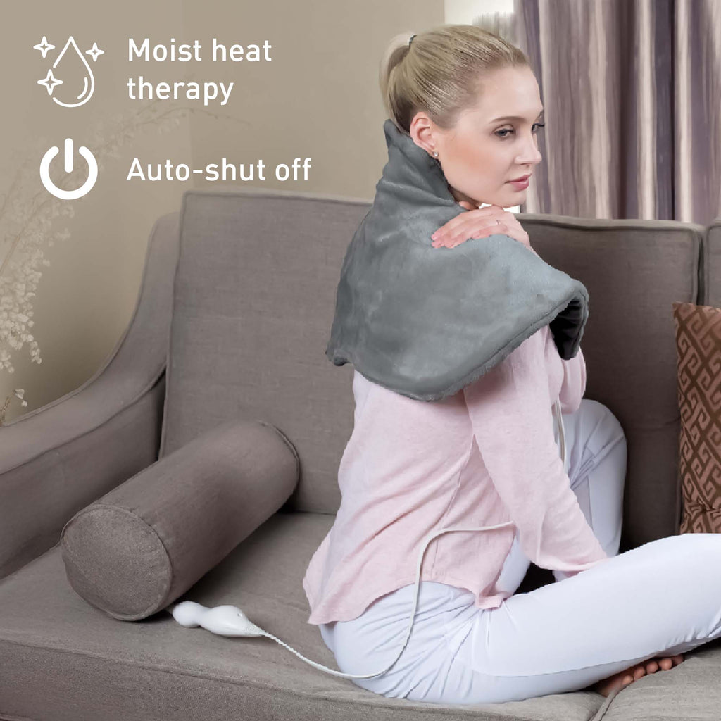 Pursonic Cozy Comfort Couples Bundle — 6-Piece Heated Blanket & Massager Set for Two