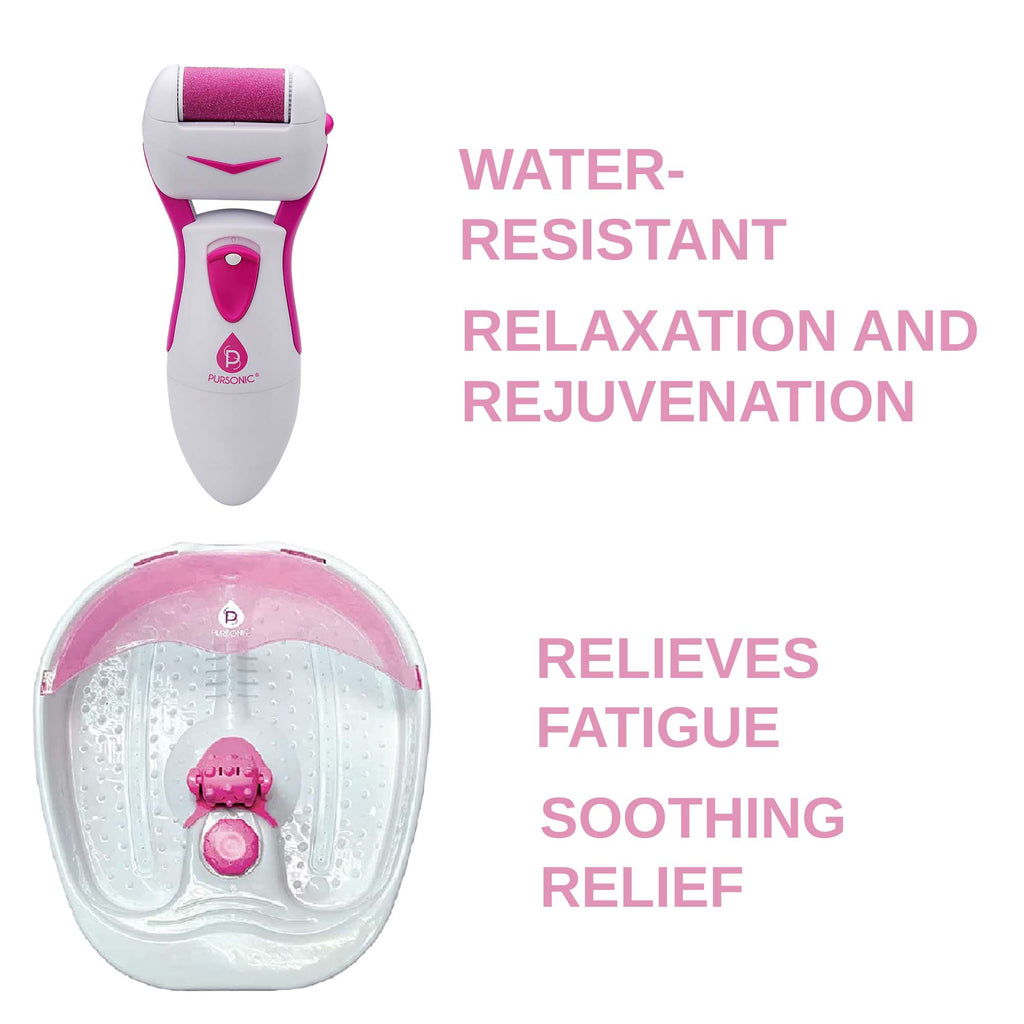 Ultimate Foot Care Spa Bundle | Foot Spa Massager, Tea Tree Scrub & Callus Remover
