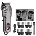Professional Hair Clipper & Beard Trimmer – USB Cordless Grooming Tool for Men