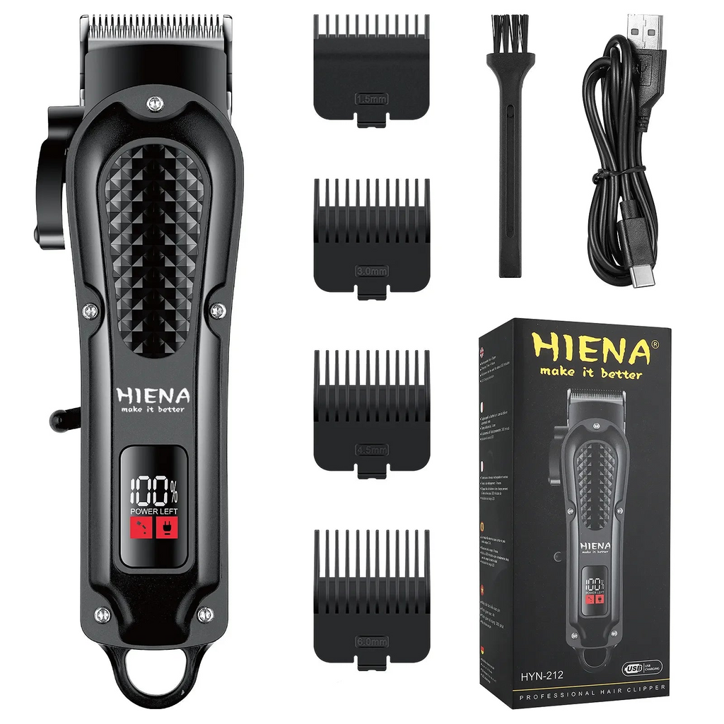 Electric Hair Clipper & Beard Trimmer – USB Cordless Precision Grooming Tool for Men