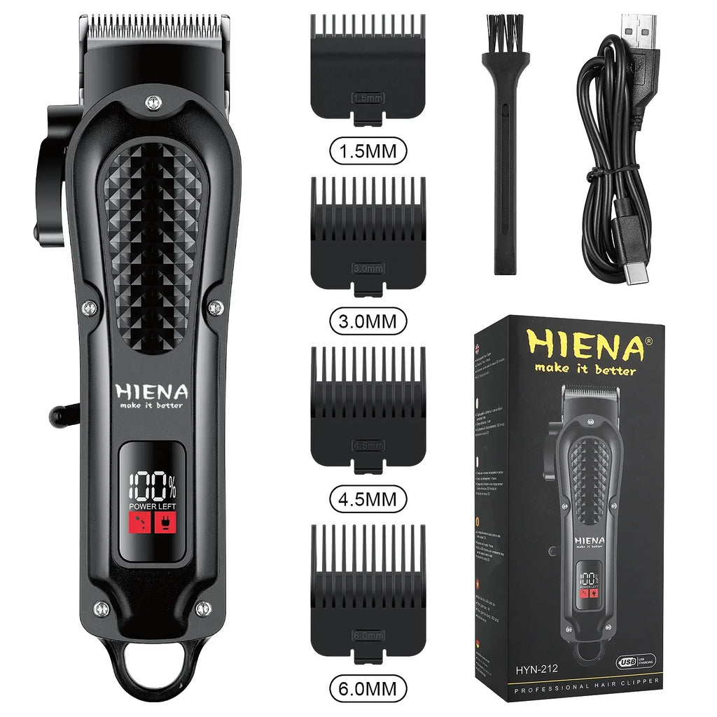 Electric Hair Clipper & Beard Trimmer – USB Cordless Precision Grooming Tool for Men