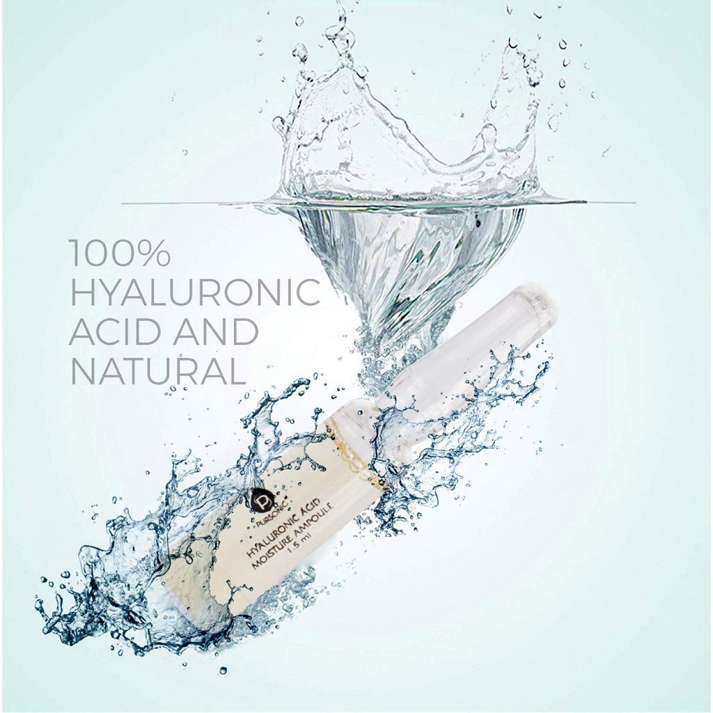 7-Day Hyaluronic Acid Glow Treatment — Daily Hydration Ampoule Set for All Skin Types