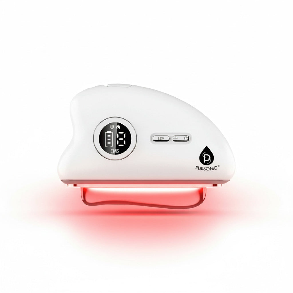 7-in-1 LED Light Therapy Device + Neck & Face Sculpting Wand | Anti-Aging Skincare Set
