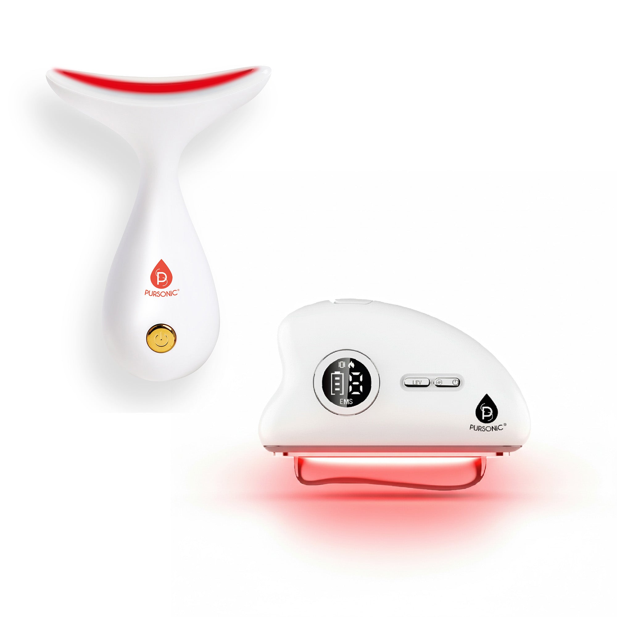 7-in-1 LED Light Therapy Device + Neck & Face Sculpting Wand | Anti-Aging Skincare Set