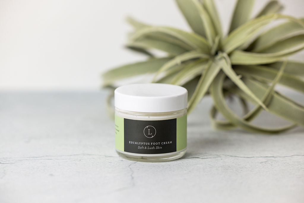 Eucalyptus CBD Shea Butter Foot Cream – Deep Moisture & Crack Repair (THC Free, 2 oz)