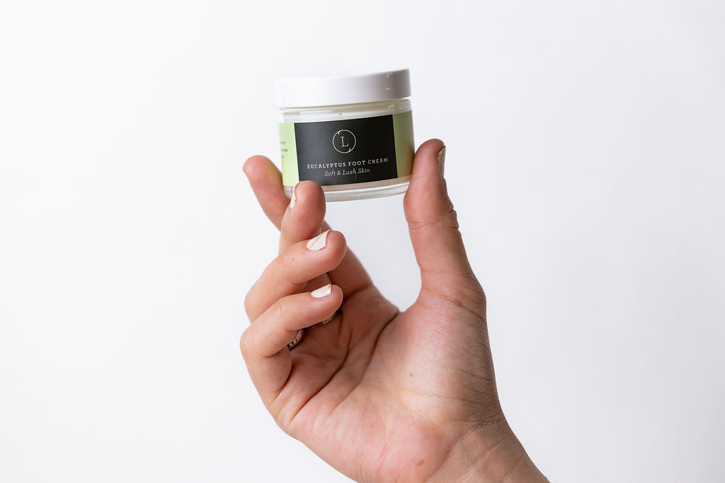Eucalyptus CBD Shea Butter Foot Cream – Deep Moisture & Crack Repair (THC Free, 2 oz)