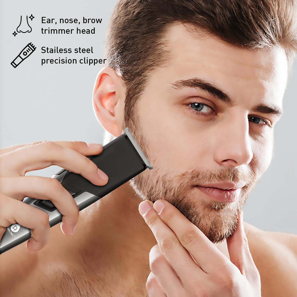 Mario Lopez Men's Grooming & Beard Care Bundle — Clipper, Trimmer, Beard Oil, Balm & More
