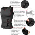 Men's Sauna Waist Trainer Vest — Neoprene Body Shaper with Steel Bone Support