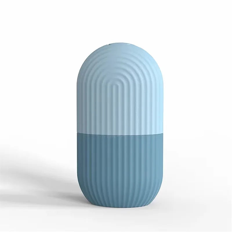 2-in-1 Ice Roller & Silicone Cleansing Face Brush — Sculpt, Cleanse & Glow
