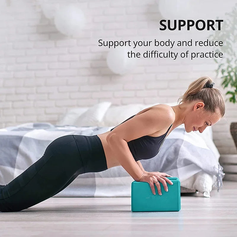 EVA Yoga Blocks — Non-Slip Pilates Bricks for Home & Studio