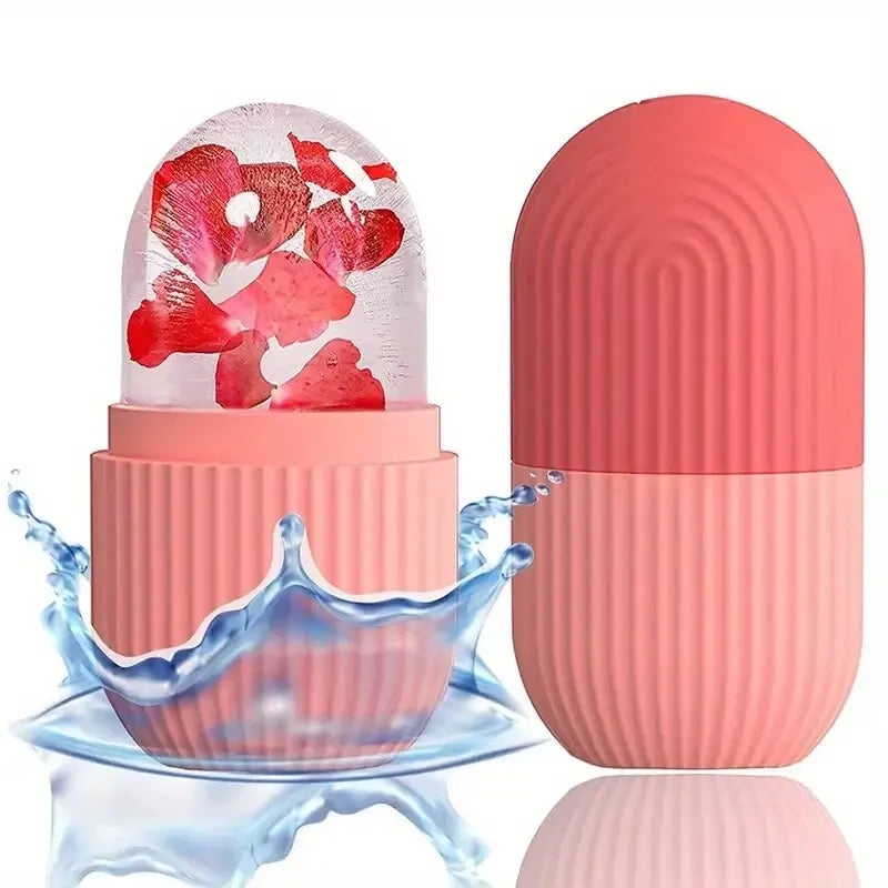 Ice Roller Face Massager — Depuff, Contour & Glow
