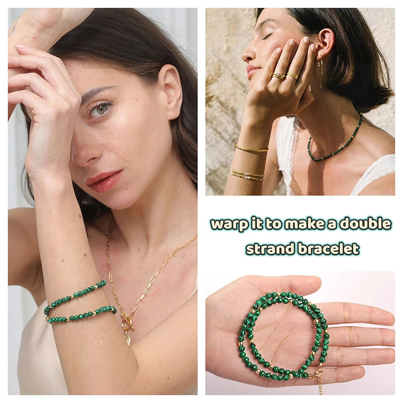 Handcrafted Natural Crystal Healing Bracelet – Genuine Gemstone Wellness Jewelry