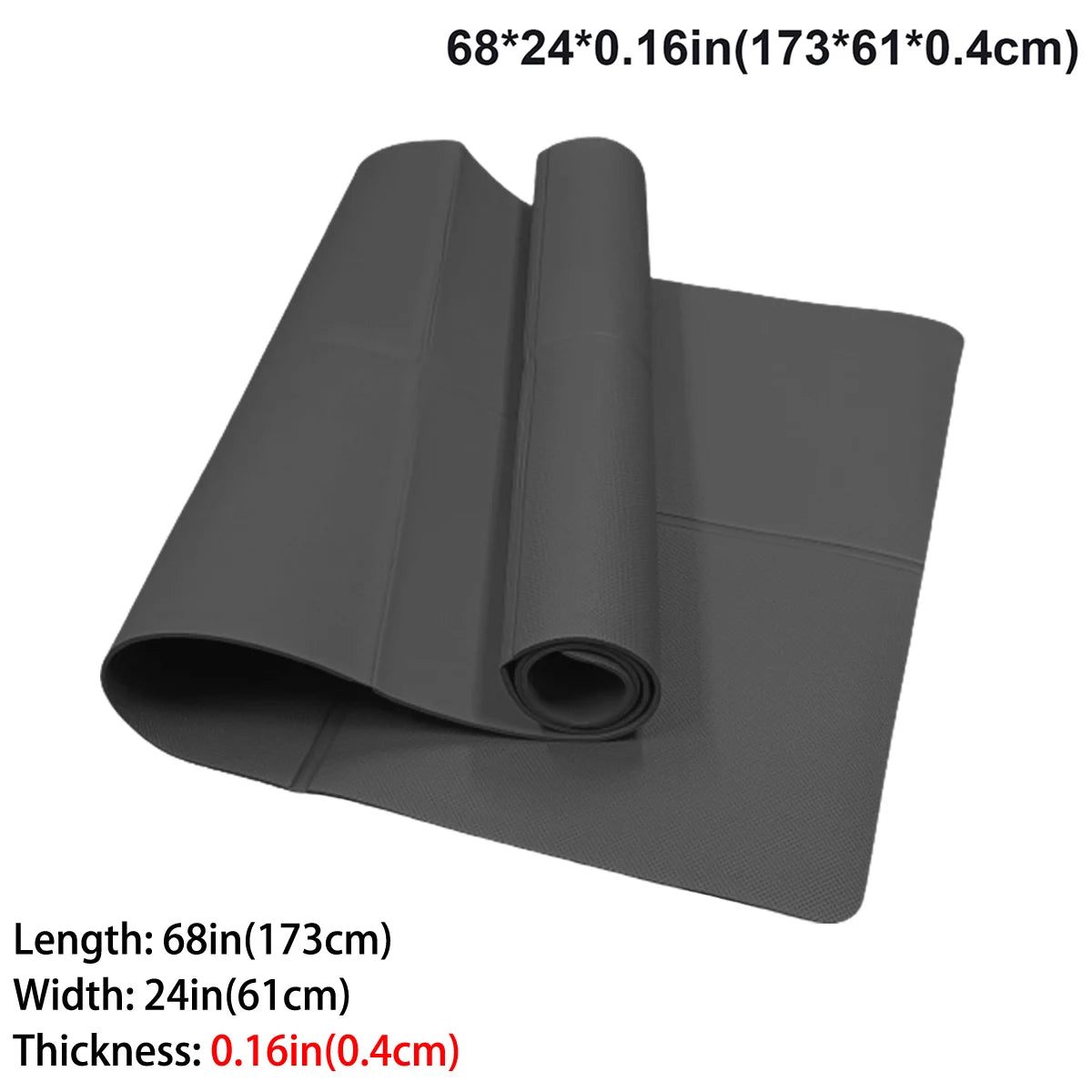 Foldable EVA Yoga Mat – Non-Slip Travel Mat for Yoga, Pilates & Fitness