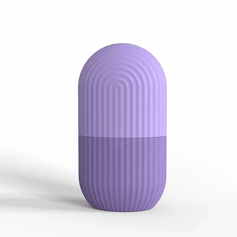 2-in-1 Ice Roller & Silicone Cleansing Face Brush — Sculpt, Cleanse & Glow