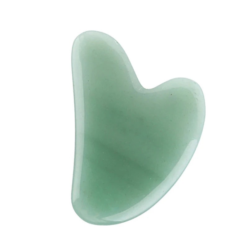 Rose Quartz Gua Sha Board — Natural Stone Face & Body Massager